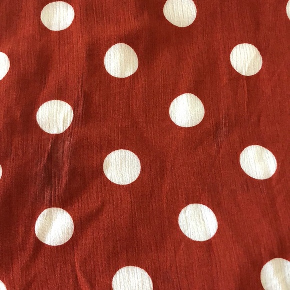 Forever 21 Ginger/White Polka Dot Woven Dress - Picture 8 of 8